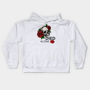 Skull And Roses Kids Hoodie